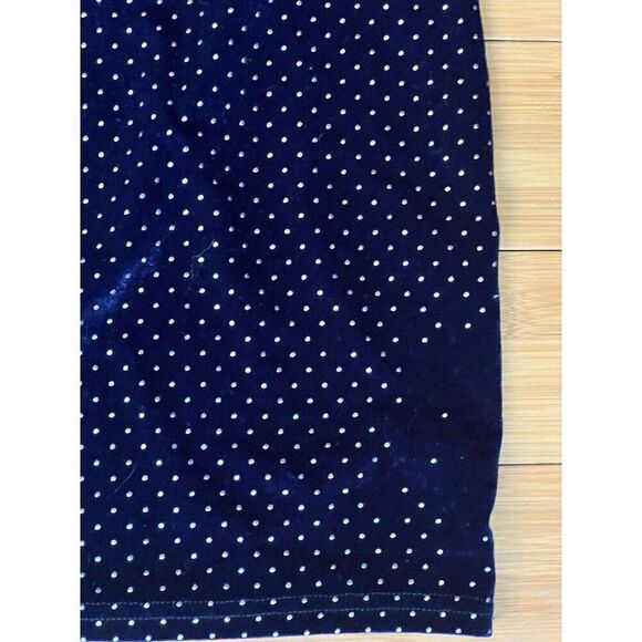 Y2K Say What Vintage Velvet Blue Witchy Goth Mini One Shoulder Dress XL. K - Picture 5 of 7